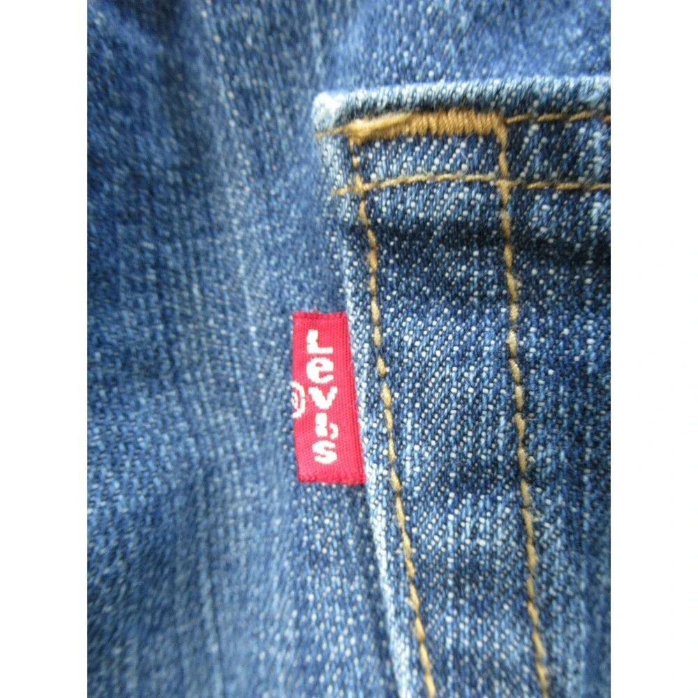 Levis 559 Mens 33x34 Jeans (Actual 30x32) Fly Zipper Medium Wash Blue